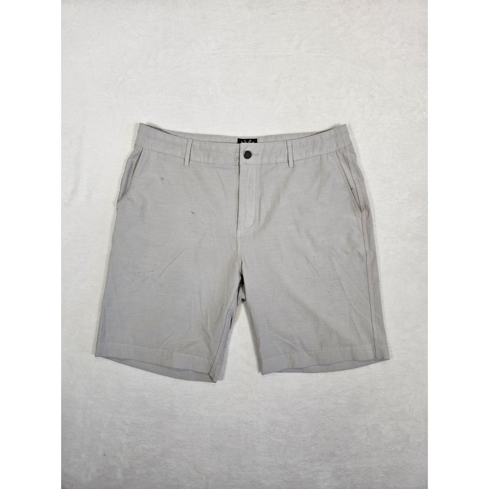 Faherty Men's All‎ Day Shorts Gray Sz 36 Pockets Dri Fit